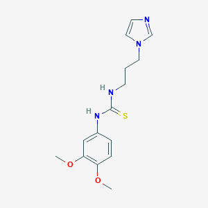 1-(3,4-dimethoxyphenyl)-3-(3-imidazol-1-ylpropyl)thioureaͼƬ