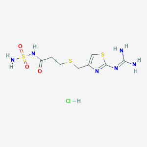 [3-[[[2-(Diaminomethyleneamino)-4-thiazolyl]methyl]thio]propionyl]sulfamide HydrochlorideͼƬ