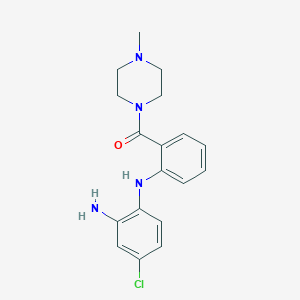 [2-[(2-Amino-4-chlorophenyl)amino]phenyl](4-methyl-1-piperazinyl)methanoneͼƬ