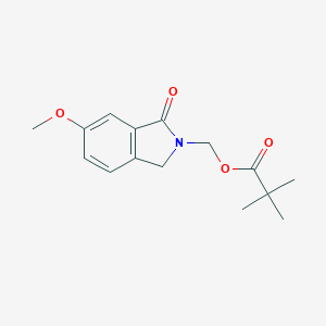 2,2-Dimethyl-Propionic Acid 6-Methoxy-1-Oxo-1,3-Dihydro-Isoindol-2-Ylmethyl EsterͼƬ