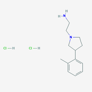 {2-[3-(2-Methylphenyl)-1-pyrrolidinyl]ethyl}amine DihydrochlorideͼƬ