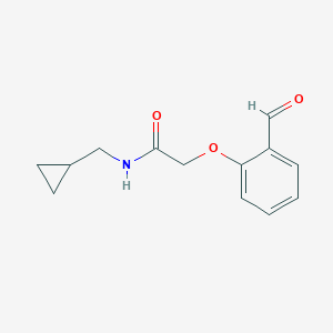 N-(Cyclopropylmethyl)-2-(2-formylphenoxy)acetamideͼƬ