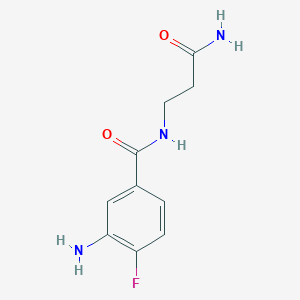 3-[(3-Amino-4-fluorophenyl)formamido]propanamideͼƬ