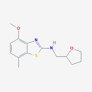 4-methoxy-7-methyl-N-((tetrahydrofuran-2-yl)methyl)benzo[d]thiazol-2-amineͼƬ