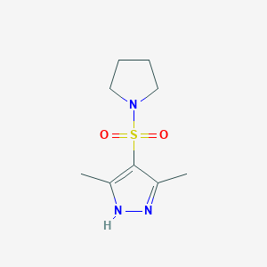 3,5-Dimethyl-4-(pyrrolidin-1-ylsulfonyl)-1H-pyrazoleͼƬ