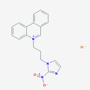 Phenanthridinium,5-(3-(2-nitro-1H-imidazol-1-yl)propyl)-,bromideͼƬ