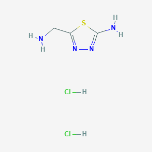 5-(aminomethyl)-1,3,4-thiadiazol-2-amine dihydrochlorideͼƬ