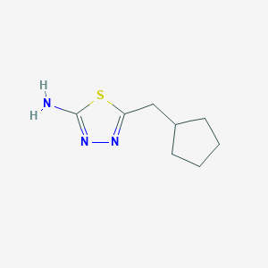 5-(cyclopentylmethyl)-1,3,4-thiadiazol-2-amineͼƬ