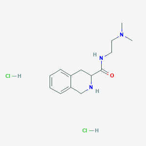 N-[2-(Dimethylamino)ethyl]-1,2,3,4-tetrahydroisoquinoline-3-carboxamide DihydrochlorideͼƬ