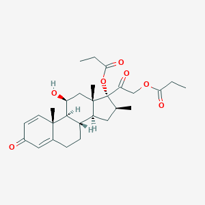 (11,16)-11-Hydroxy-16-methyl-17,21-bis(1-oxopropoxy)-pregna-1,4-diene-3,20-dioneͼƬ