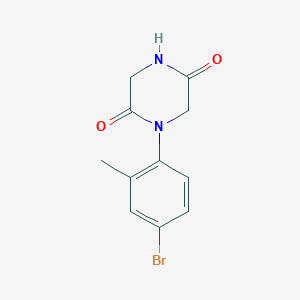 1-(4-bromo-2-methylphenyl)piperazine-2,5-dioneͼƬ