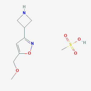 3-(Azetidin-3-yl)-5-(methoxymethyl)-1,2-oxazole,methanesulfonic AcidͼƬ