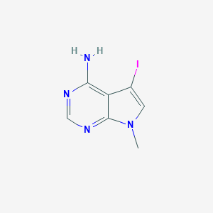 5-Iodo-7-methyl-7H-pyrrolo[2,3-d]pyrimidin-4-amineͼƬ