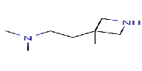 N,N-dimethyl-2-(3-methylazetidin-3-yl)ethanamineͼƬ