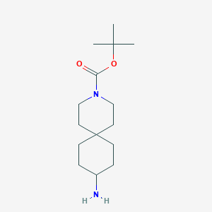 Tert-butyl9-amino-3-azaspiro[5,5]undecane-3-carboxylateͼƬ