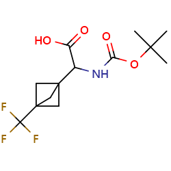 2-{[(tert-butoxy)carbonyl]amino}-2-[3-(trifluoromethyl)bicyclo[1,1,1]pentan-1-yl]aceticacidͼƬ