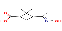 (1R,3S)-3-[1-(hydroxyimino)ethyl]-2,2-dimethylcyclobutane-1-carboxylicacidͼƬ