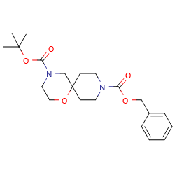 9-benzyl4-tert-butyl1-oxa-4,9-diazaspiro[5,5]undecane-4,9-dicarboxylateͼƬ