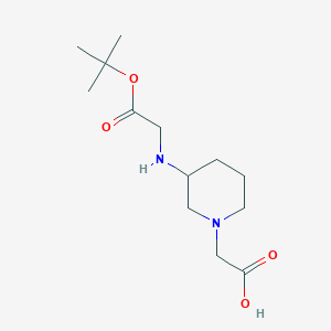 [3-(tert-Butoxycarbonyl-methyl-amino)-piperidin-1-yl]-acetic acidͼƬ