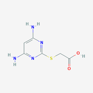 2-((4,6-Diaminopyrimidin-2-yl)thio)acetic AcidͼƬ