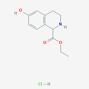 6-Hydroxy-1,2,3,4-tetrahydro-isoquinoline-1-Carboxylic Acid Ethyl Ester HydrochlorideͼƬ