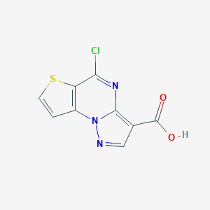 5-Chloropyrazolo[1,5-a]thieno[2,3-e]pyrimidine-3-carboxylic acidͼƬ