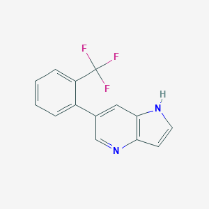 6-(2-(Trifluoromethyl)phenyl)-1H-pyrrolo[3,2-b]pyridineͼƬ