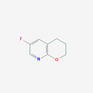 6-Fluoro-3,4-dihydro-2h-pyrano[2,3-b]pyridineͼƬ