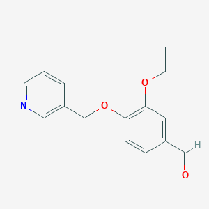 3-Ethoxy-4-(pyridin-3-ylmethoxy)benzaldehydeͼƬ