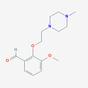 3-Methoxy-2-[2-(4-methyl-piperazin-1-yl)-ethoxy]-benzaldehydeͼƬ