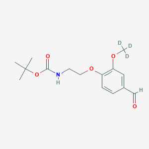 N-tert-Boc-2-(4-formyl-2-methoxyphenoxy)ethylamine-d3ͼƬ