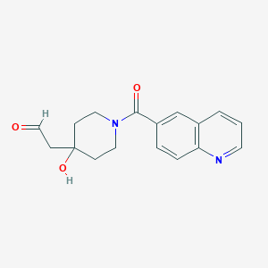 4-Hydroxy-1-(6-quinolinylcarbonyl)-4-piperidineacetaldehydeͼƬ