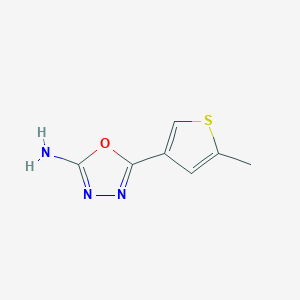 5-(5-methyl-3-thienyl)-1,3,4-oxadiazol-2-amineͼƬ