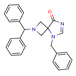 2-benzhydryl-5-benzyl-2,5,7-triazaspiro[3,4]oct-6-en-8-oneͼƬ