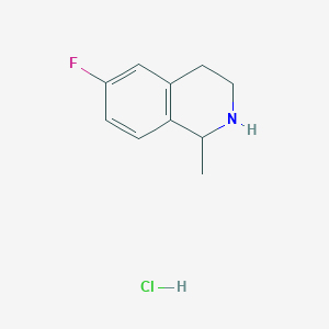 6-fluoro-1-methyl-1,2,3,4-tetrahydroisoquinoline hydrochlorideͼƬ