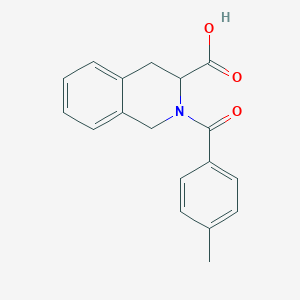 2-(4-Methylbenzoyl)-1,2,3,4-tetrahydroisoquinoline-3-carboxylic AcidͼƬ