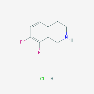 7,8-difluoro-1,2,3,4-tetrahydroisoquinoline hydrochlorideͼƬ