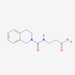 3-[(1,2,3,4-Tetrahydroisoquinoline-2-carbonyl)amino]propanoic AcidͼƬ