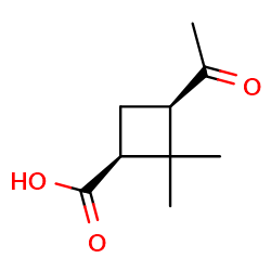 (1S,3R)-3-acetyl-2,2-dimethylcyclobutane-1-carboxylicacidͼƬ