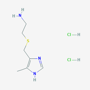 4-Methyl-5-[(2-aminoethyl)thiomethyl]imidazole DihydrochlorideͼƬ