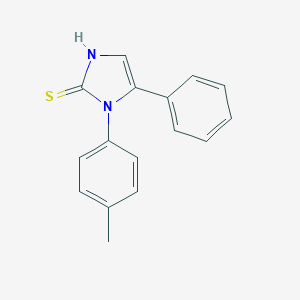 1-(4-methylphenyl)-5-phenyl-1H-imidazole-2-thiolͼƬ