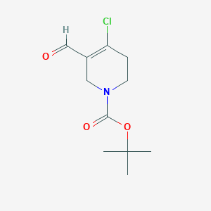 tert-Butyl 4-Chloro-5-formyl-3,6-dihydropyridine-1(2H)-carboxylateͼƬ