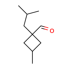 3-methyl-1-(2-methylpropyl)cyclobutane-1-carbaldehydeͼƬ