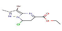 ethyl3-bromo-7-chloro-2-methyl-pyrazolo[1,5-a]pyrimidine-5-carboxylateͼƬ