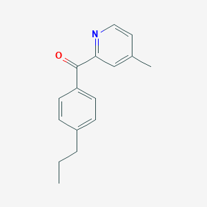 4-Methyl-2-(4-propylbenzoyl)pyridineͼƬ