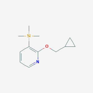 2-Cyclopropylmethoxy-3-trimethylsilanyl-pyridineͼƬ