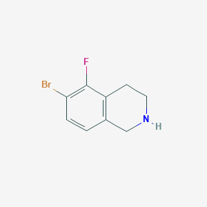 6-Bromo-5-fluoro-1,2,3,4-tetrahydroisoquinolineͼƬ