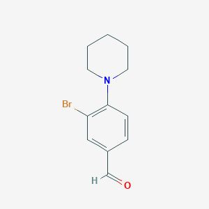 3-Bromo-4-(Piperidin-1-Yl)BenzaldehydeͼƬ