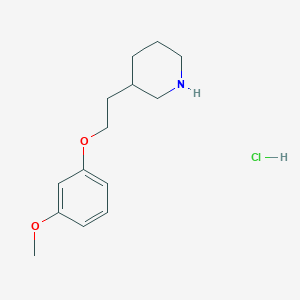 3-Methoxyphenyl 2-(3-piperidinyl)ethyl etherhydrochlorideͼƬ