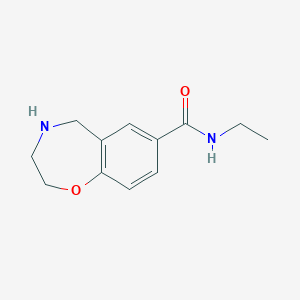 N-ethyl-2,3,4,5-tetrahydro-1,4-benzoxazepine-7-carboxamideͼƬ